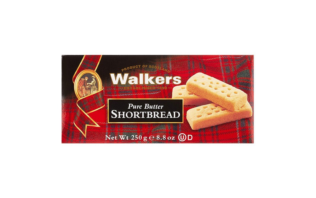 Walker's Pure Butter Shortbread   Box  250 grams